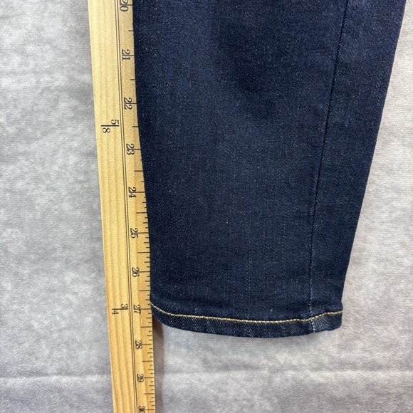 American Eagle Jeans Womens 10 Dark Blue High Rise Jegging Super Stretch - Picture 6 of 8